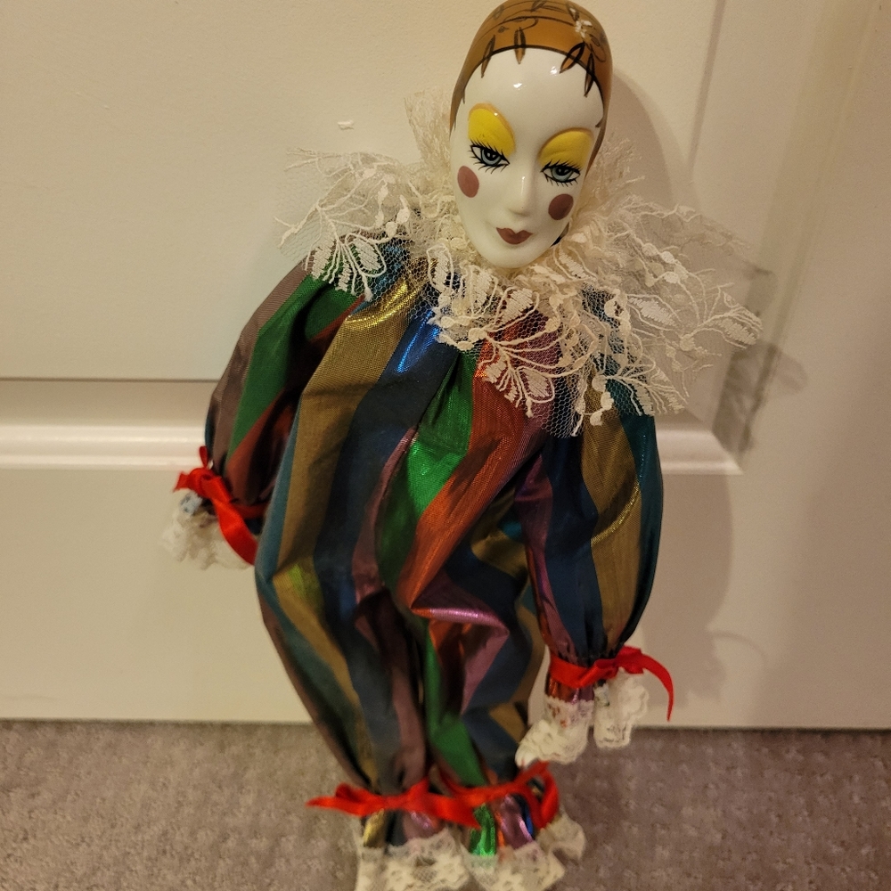 Vintage Harlequin Doll by Balos